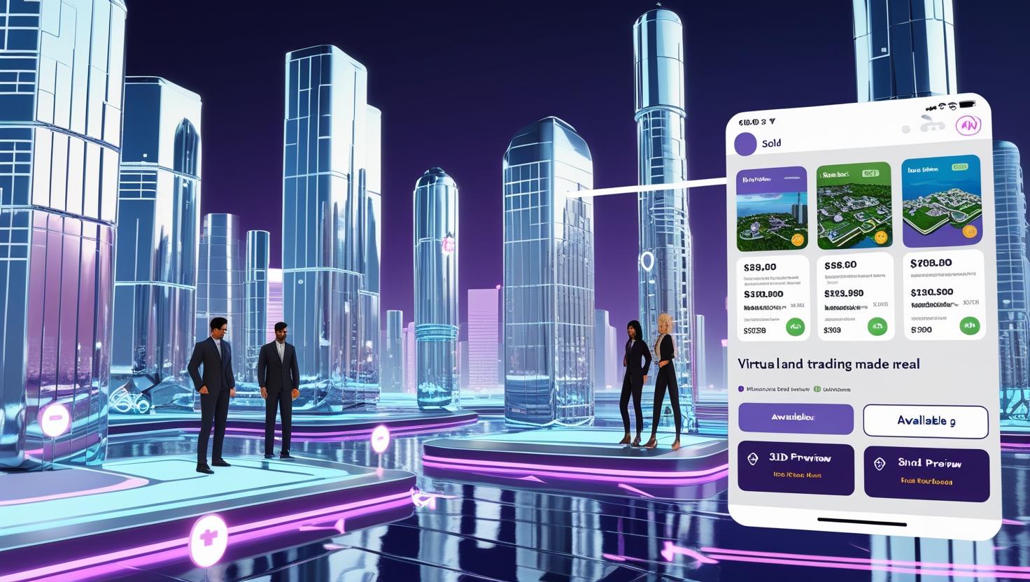 Metaverse Real Estate MVP for Virtual Land Trading